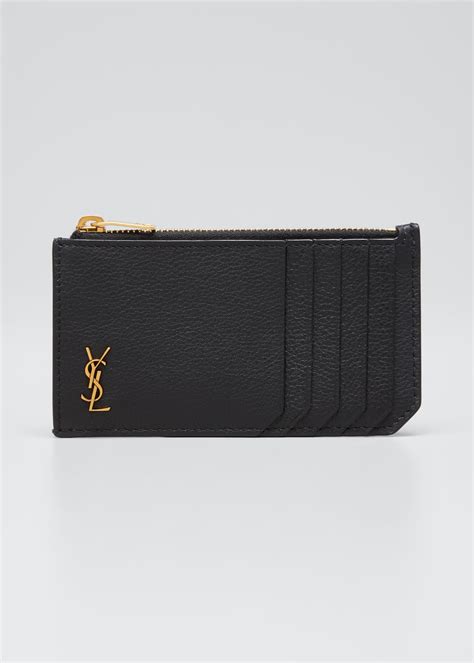 ysl card wallet|ysl monogram wallet.